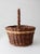 Mid 20th Century Vintage Wicker Gathering Basket For Sale - Image 5 of 13