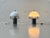 Space Age Table Lamps with Opal Glass Dome and Chrome Rings, 1970s For Sale - Image 3 of 18