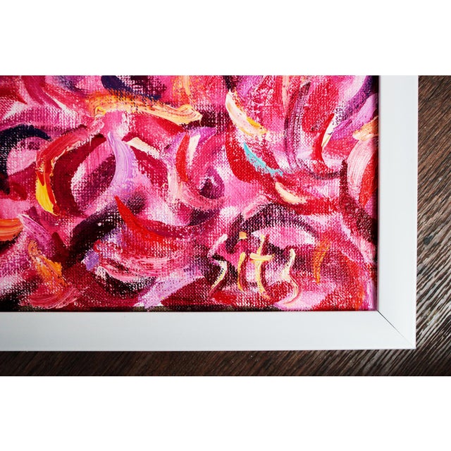 Textile Artist Andrei Sitsko "The Garden 11. Abstract Series" Modern Original Painting For Sale - Image 7 of 13