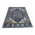 Fine Navy Blue Persian Tabriz Hand-Knotted Wool Rug - 8' X 9'10" For Sale