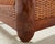 Ralph Lauren Villa America Mahogany Rattan Gondola Sleigh Bed For Sale - Image 15 of 18