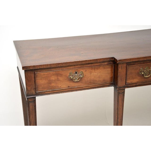 Wood Large Antique Georgian Console Table, 1790s For Sale - Image 7 of 14