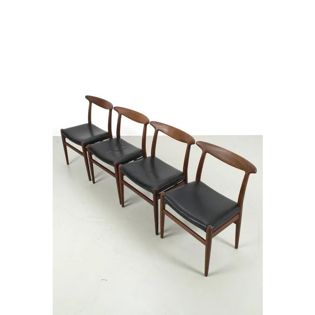 Model W2 Dining Chairs by Hans Wegner, Set of 4 For Sale - Image 10 of 12