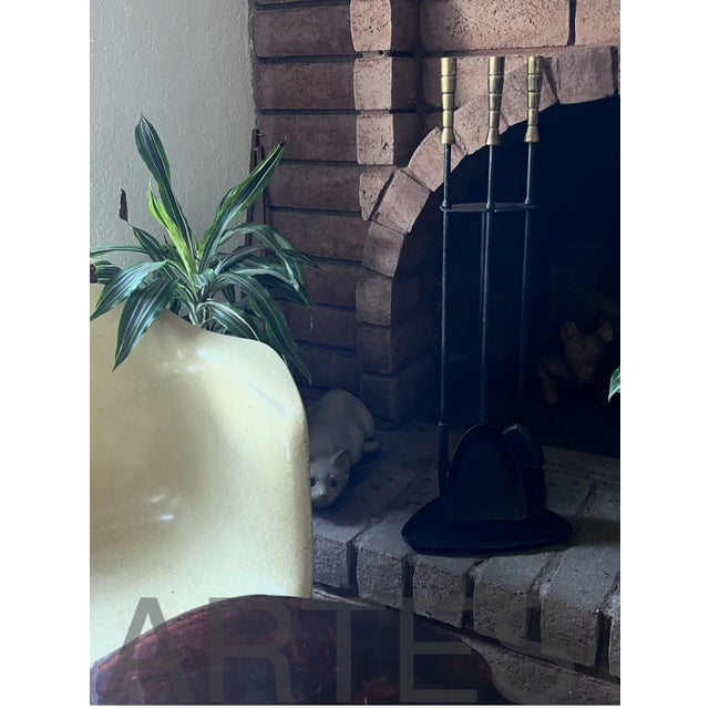 1950s Modernist Fireplace Tool Set- 4 Pieces For Sale - Image 10 of 10