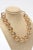 Vintage 1980's Anne Klein Lucite and Ball Gold Filled Loop Necklace For Sale In Miami - Image 6 of 7
