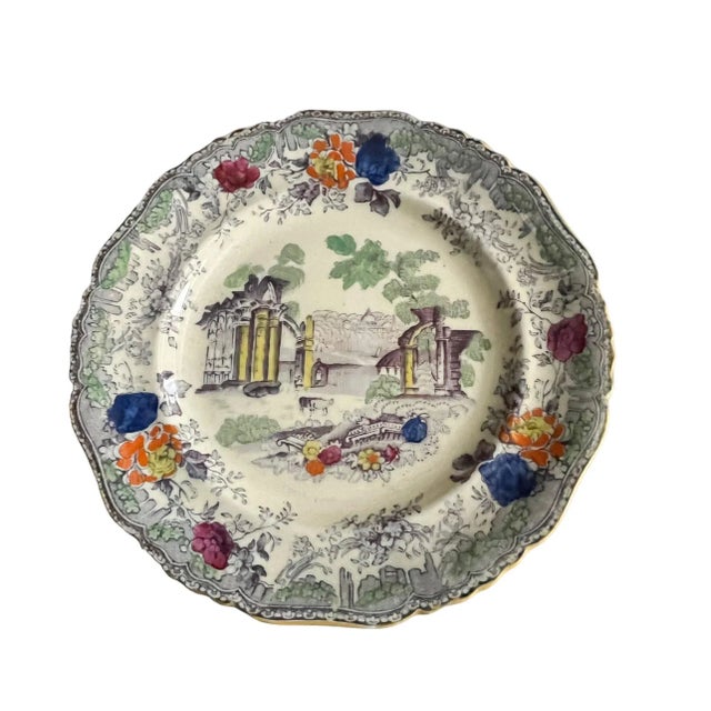 Antique Mason's Ironstone China Plate For Sale In Tampa - Image 6 of 6
