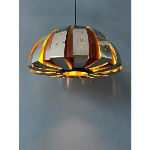 Mid-Century Pendant Lamp by Werner Schou for Coronell Elektro Denmark For Sale - Image 4 of 11