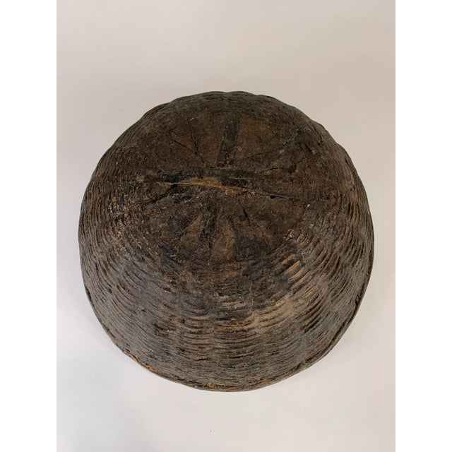 Early 20th Century Antique Rattan Basket From India For Sale - Image 5 of 7