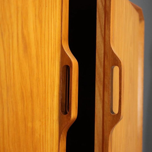 Maple Wall Bookcase, 1960s For Sale - Image 5 of 16