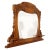 Wood Art Nouveau Carved Walnut Mirror from Testolini & Salviati, 1900s For Sale - Image 7 of 7