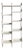 Italian Modern White Metal Bookcase by Kriptoninte, 1980s For Sale