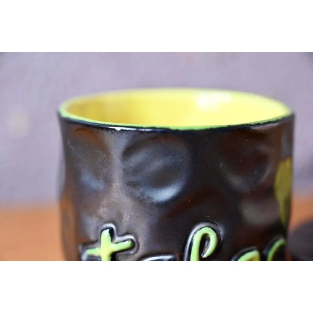 Ceramic Vintage Elchinger Ceramic Tobacco Pot For Sale - Image 7 of 9