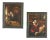 19th Century Antique Scholar Portraits Paintings by Theodore Du Bois, French - Set of 2 For Sale