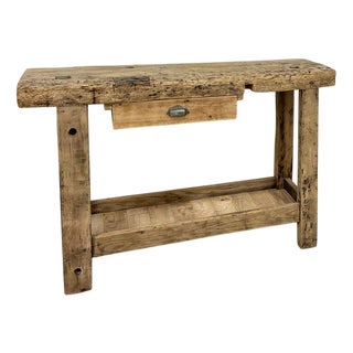 Fir Console Table, 1900 For Sale