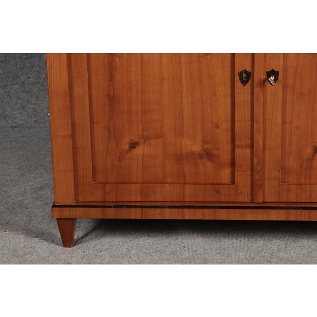 Small Biedermeier Half Cabinet in Cherrywood, 1820s For Sale - Image 11 of 18