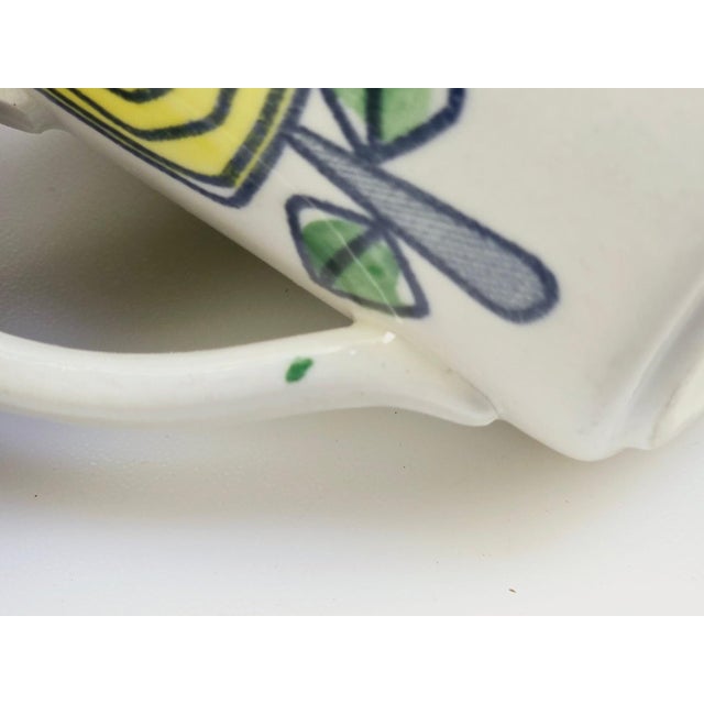 Rosamunda Tea Cup and Saucer by Arthur Percy for Upsala-Ekeby Gefle, Sweden, 1950s, Set of 2 For Sale - Image 6 of 8