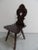 Wood Antique Carved Hallway Chair For Sale - Image 7 of 10