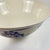 Blue Vintage Semi-Porcelain Salad Bowl from Badonviller, 1920s For Sale - Image 8 of 9