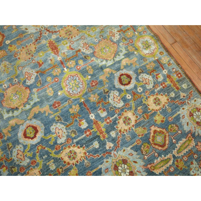 Blue Antique Zabihi Collection Persian Malayer Gallery Rug - 5'1" x 14'1" For Sale - Image 8 of 12