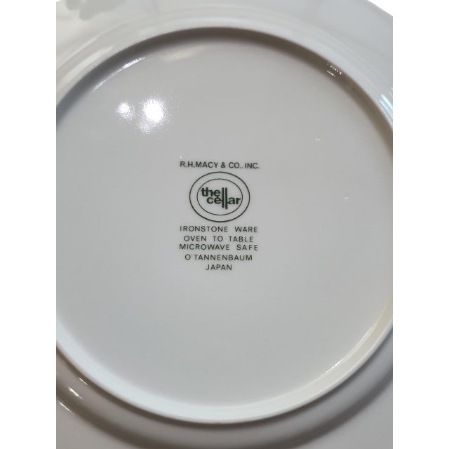1990s 1992 O'Tannebaum Christmas Tree Dinner Plates - Set of 6 For Sale - Image 5 of 5