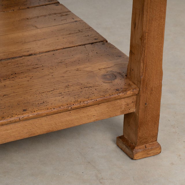 Late 19th Century Small Pine Side Table With Single Drawer From Hungary For Sale - Image 16 of 18