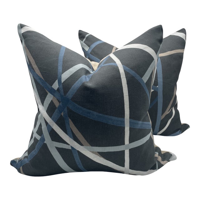 Kelly Wearstler Simpatico Pillows- A Pair For Sale