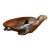 Late 20th Century Carolyn Kinder Collection Ironwood Sea Turtle Box – Hand Carved Coastal Sculpture With Removable Lid For Sale