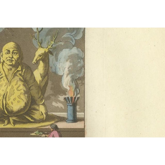 Ferrario, Chinese Religious Figures and Temple Statues Costumes, 1815, Print For Sale - Image 12 of 14