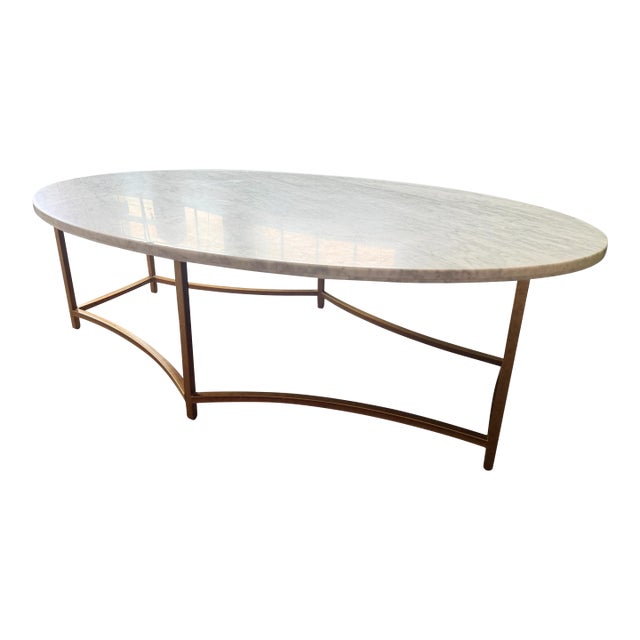 Vintage Marble Coffee Table For Sale