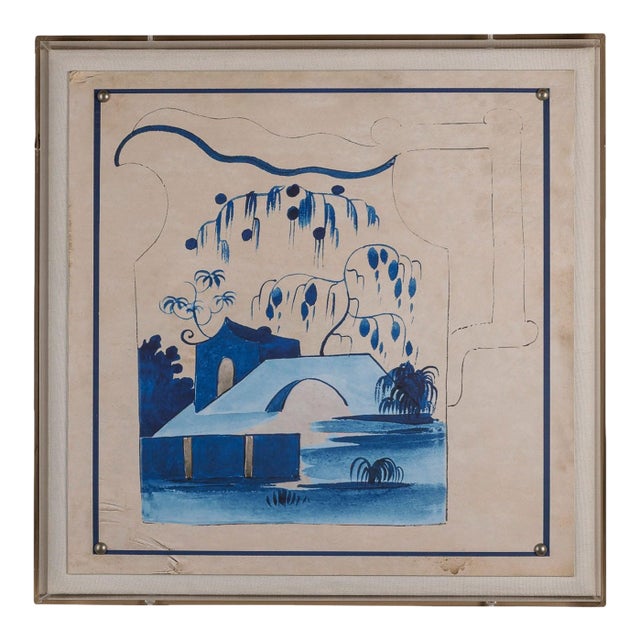 Winterthur for Port 68 Francis Pitcher I Shadowbox Giclee Print For Sale