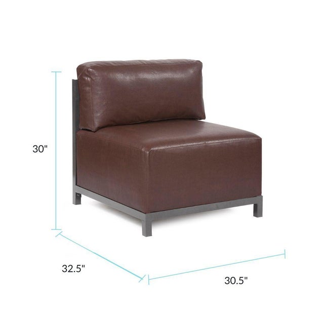 Contemporary Axis Chair Avanti Pecan Titanium Frame For Sale - Image 3 of 4