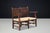 Gold French Patinated Beech and Rush 2-Seat Bench, France, 1950s For Sale - Image 8 of 11