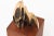 1970s Vintage Signed Initialed Brass Bronze and Wood Small Abstract Sculpture For Sale - Image 5 of 9
