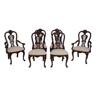 Set of 6 Thomasville Mahogany Dining Room Chairs For Sale