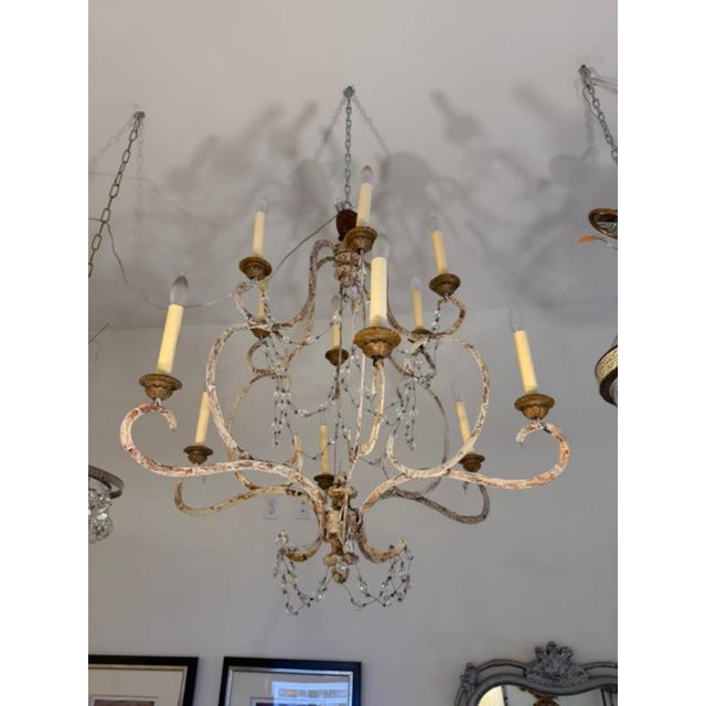 French Niermann Weeks Avignon Chandelier For Sale - Image 3 of 5