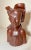 Wood Antique Carved Balinese Indonesian Bali Nude Lady Bust Wood Carving Sculpture For Sale - Image 7 of 12