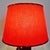 Rare Emons & Söhne (Es-Keramik) Red on Black Petal Decor Table Lamp For Sale - Image 11 of 11
