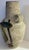 Large Mid-Century Modern West German Ceramic Vase, Abstract With Handle For Sale - Image 4 of 9