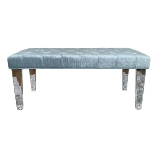 Glamorous Tufted Bench by Artefac For Sale