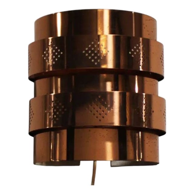 Danish Wall Light by Werner Schou for Coronell Elektro, 1970s For Sale
