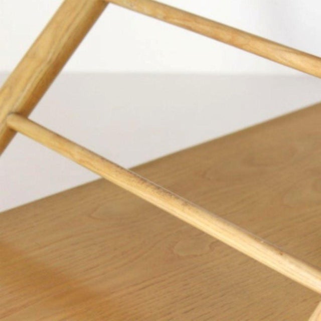 Vintage Bar Cart with Wood Structure and Wheels, 1980s For Sale - Image 15 of 16