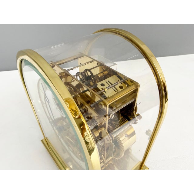 Metal Kieninger Table Clock from St. Michael and Whittington, 1990s For Sale - Image 7 of 13