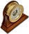 Fine Vintage Mid 20th Century Brass & Mahogany Ships Barometer & Thermometer by Esteemed Boston Maker "Chelsea" For Sale - Image 15 of 18