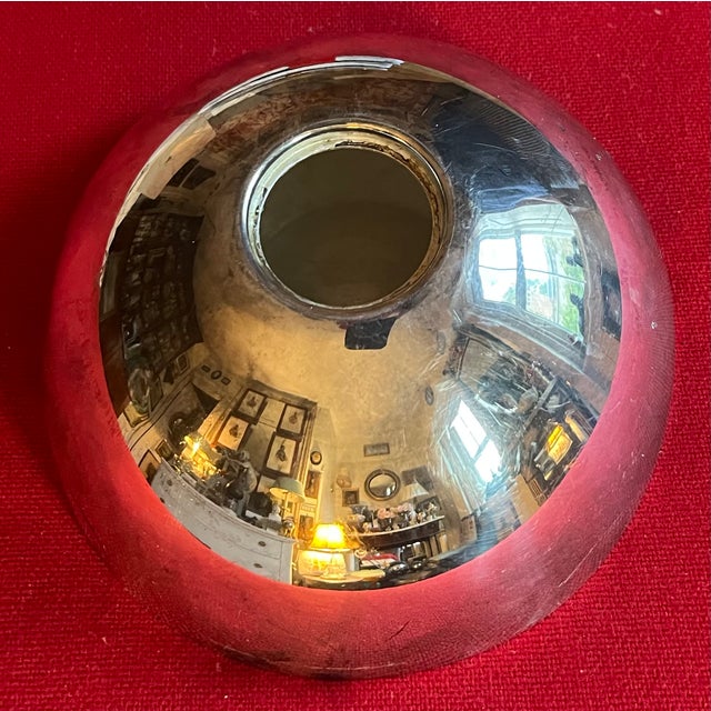 Vintage Art Deco Style Silverplate Orb Cigar Ashtray For Sale - Image 15 of 15