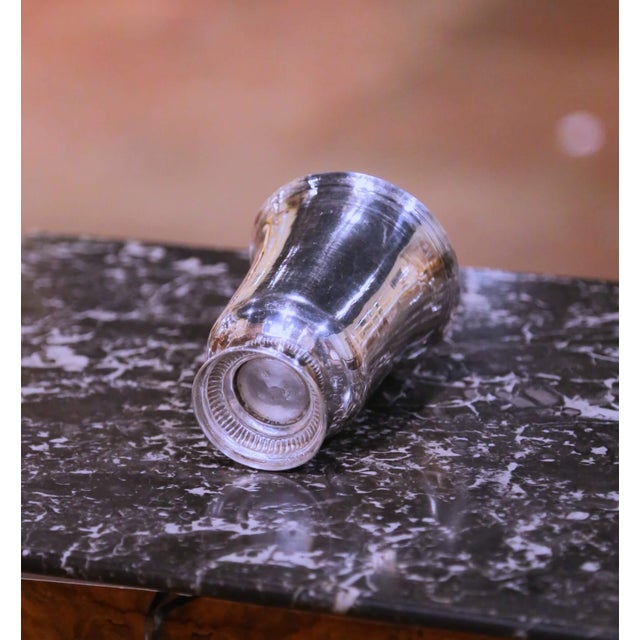 Silver 19th Century French Silver Baptism Timbale With Raised Cross, Minerva Marking For Sale - Image 8 of 8