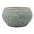 Ceramic VTG Chinese Longquan Style Celadon Lidded Jar Relief Floral Round Form 8" For Sale - Image 7 of 13