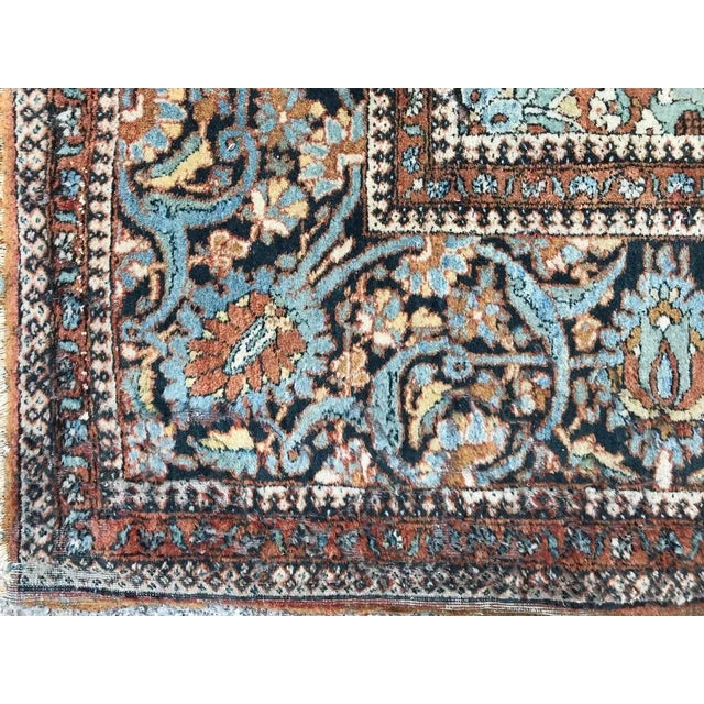 Vintage Wool Kashan Rug For Sale - Image 9 of 16