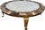 Mueller of Mexico Round Onyx and Brass Cocktail Table For Sale - Image 12 of 12
