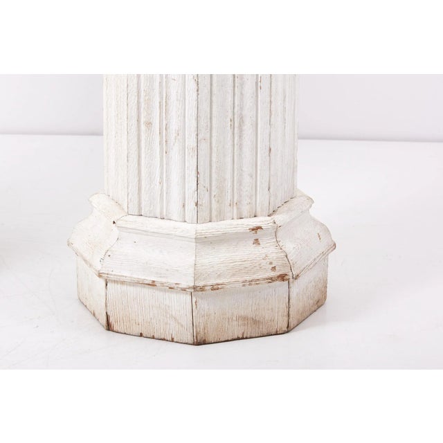 Vintage Italian Oak Pedestals, Set of 2 For Sale - Image 6 of 9