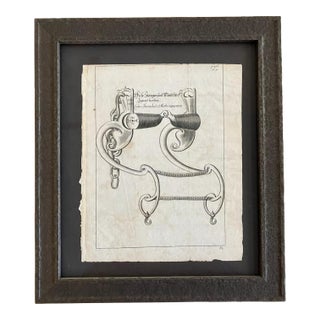 Framed 1700 Equestrian Engraving by William Cavendish After Van Diepenbeeck Euc For Sale